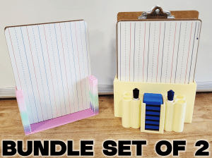 BUNDLE OF 2 Whiteboard Holder (Holds 6 whiteboards 9x12) - Option #3